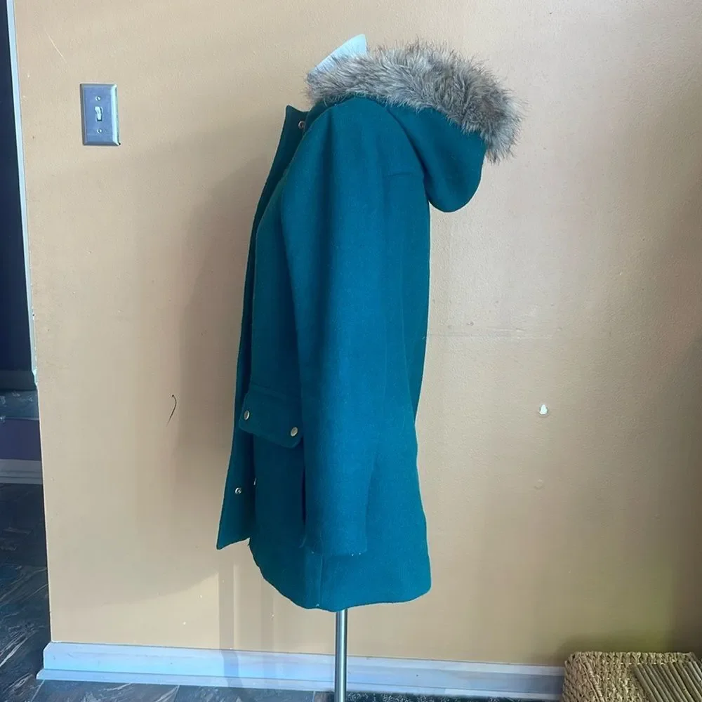 J.Crew Mercantile Vail Parka, hunters green, Size 2